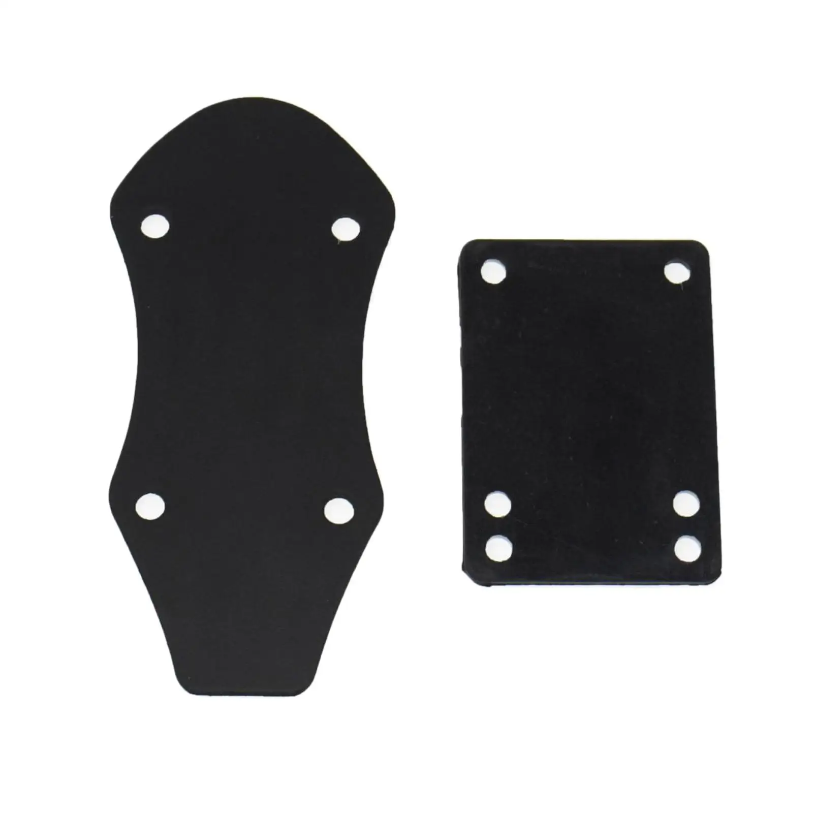 2pcs 3 mm Skateboard  Pads Soft Longboard Shock  Pads Black Shockpads for Impact Absorption