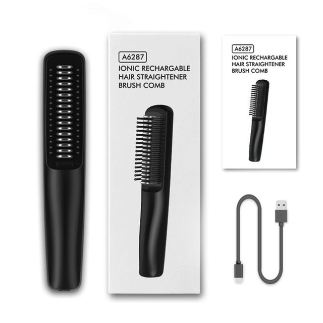 New Style Small Size Not Heating Electric Hair Brush Comb Portable Hair  Massage Style Brush Negative Ions Care Hair Straightener - Electric Hair  Brushes - AliExpress