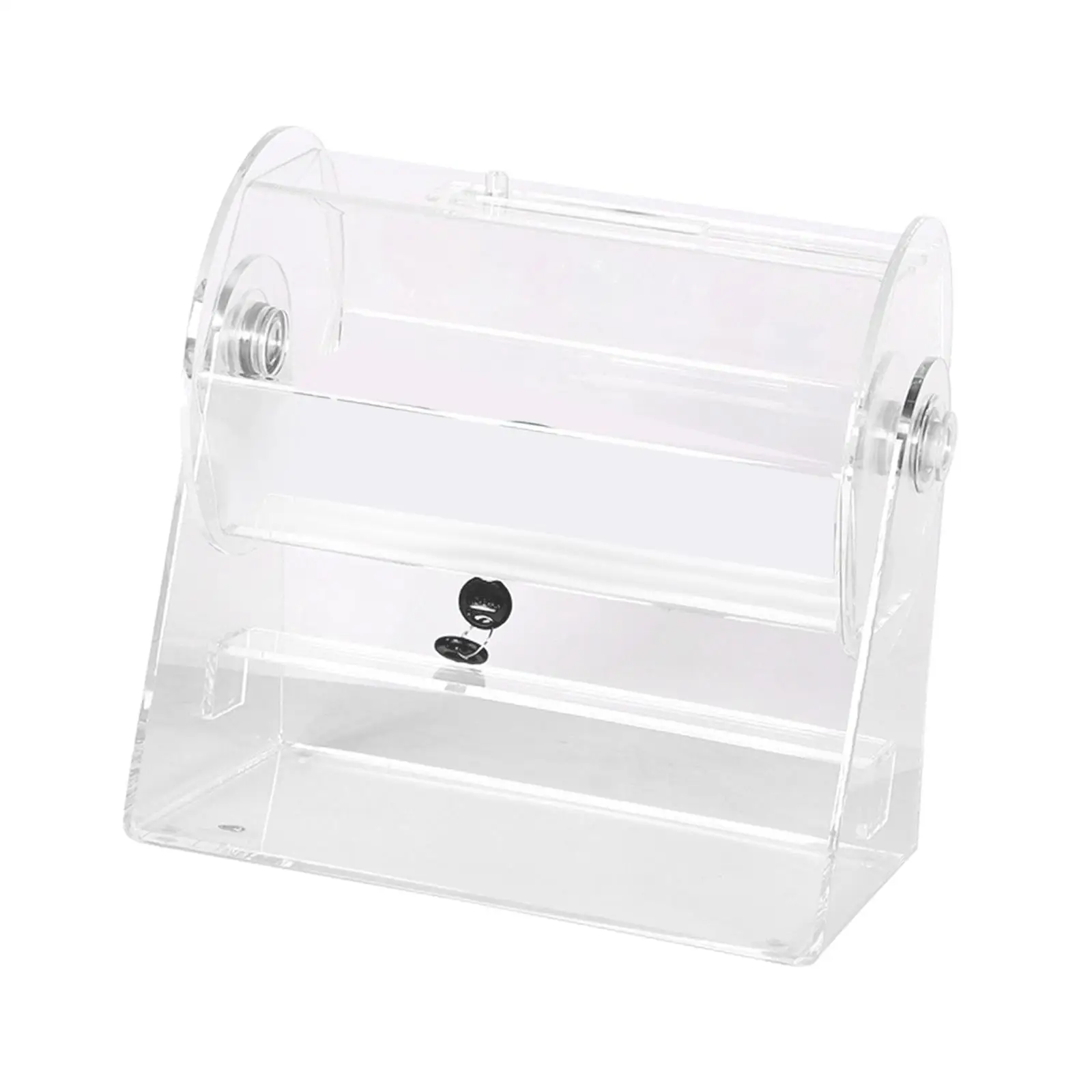 Automatic Lottery Cage Lottery Parent Child Games Raffle Case Acrylic Raffle Drum for Holiday Birthday Party Activity Travel