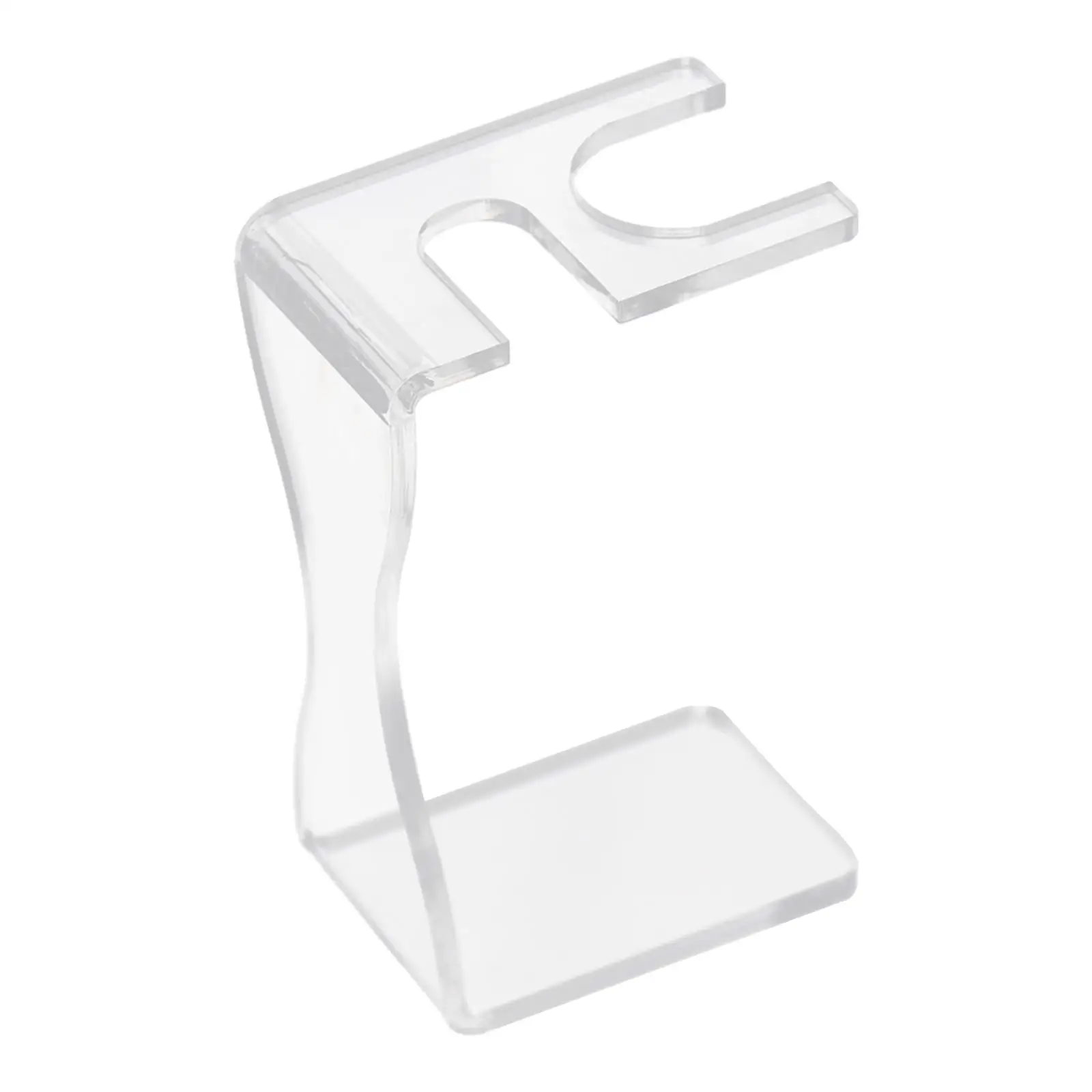 Manual Shaver Stand Holder Rack Transparent for Protecting and Drying Shaver