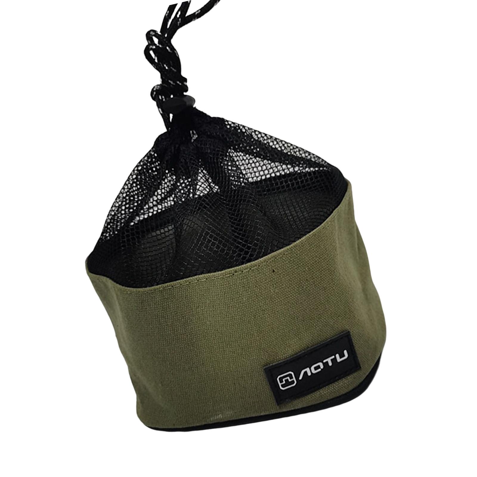 Portable Camping Cookware Storage Bag Drawstring Bag Equipment Case Tableware Storage for Outdoor BBQ Barbecue Picnic Travel