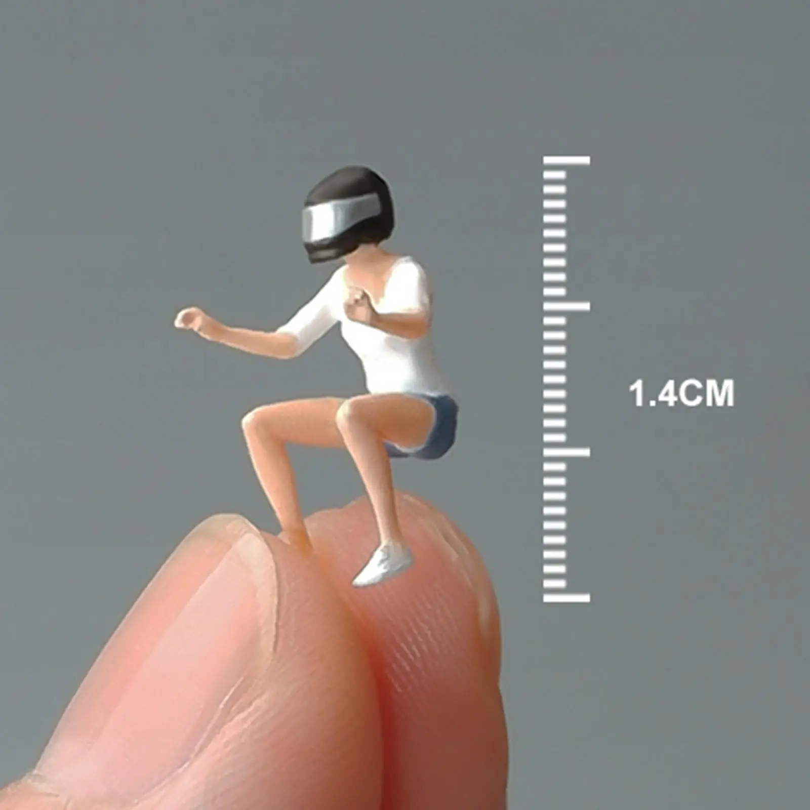 Miniature Model Figures Movie Props Realistic Figures Simulation Figurines DIY Layout Scenery Accs Resin Figures DIY Scene Decor