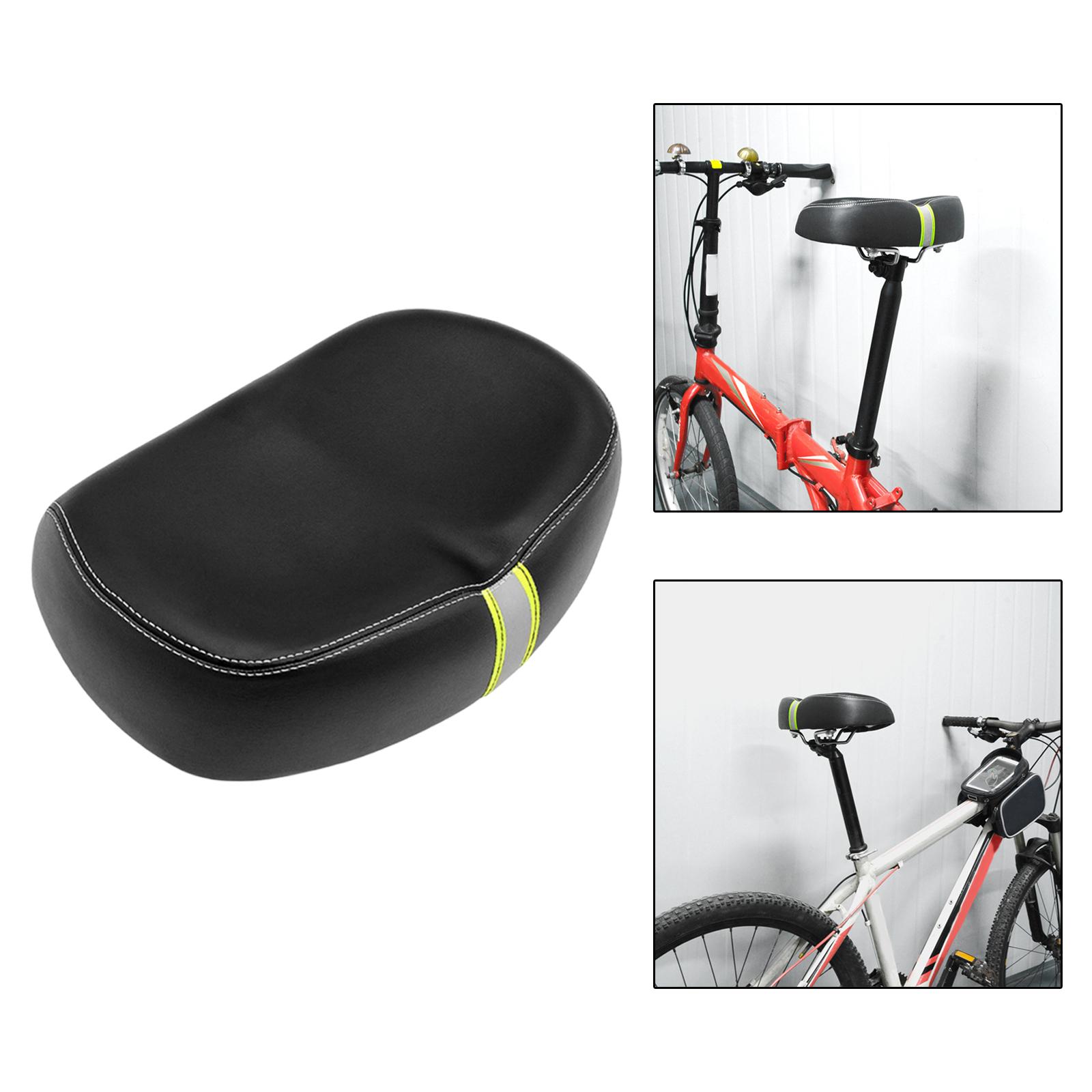 Oversized Bike Seat Bicycle Big Bum Saddle Comfortable Noseless Breathable