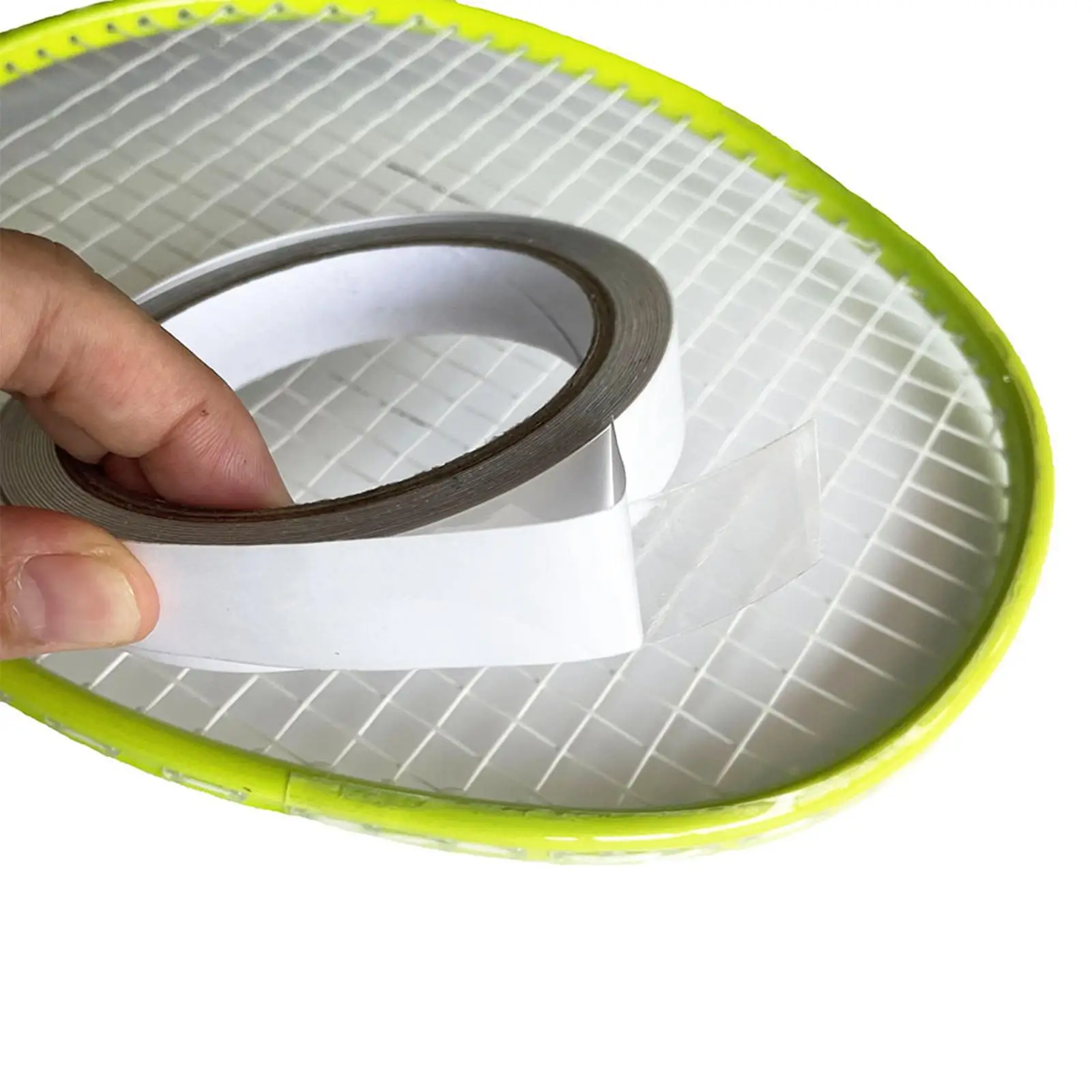 Tennis Badminton Racket Head Edge Protector Tape 5M Length Transparent Durable