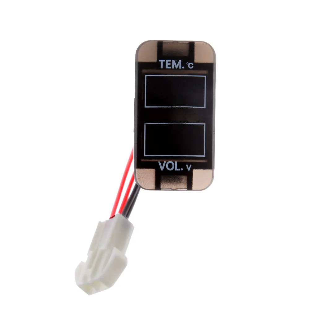 Dual LED Digital Battery Voltage Voltmeter Thermometer For   Prado 150  200 