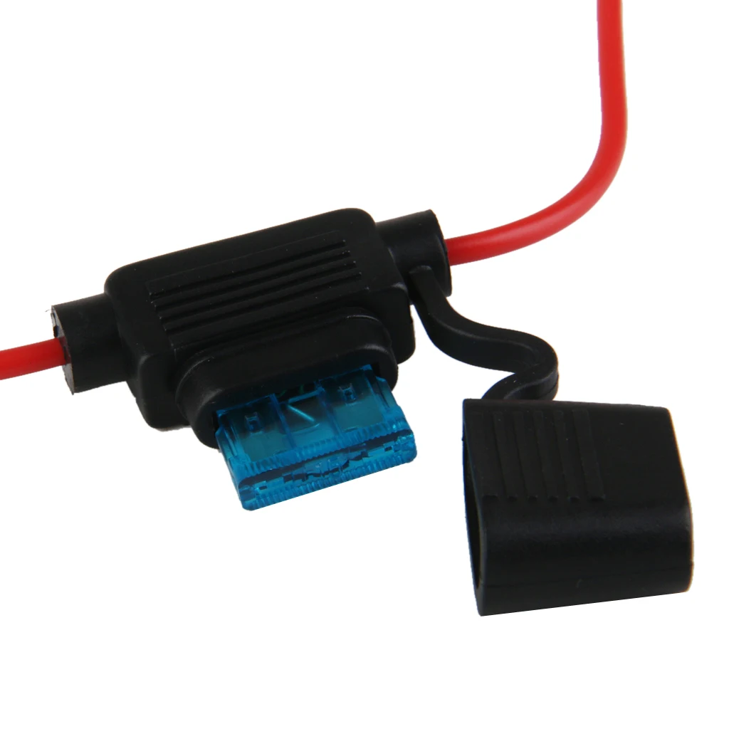 In Line Standard  Fuse Holder For 12V / 15A Fuses Car Auto Bike