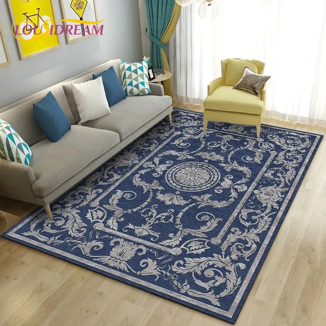 Alfombra grande de área persa Bohemia turca, sala de estar alfombra para,  dormitorio, sofá, Felpudo de