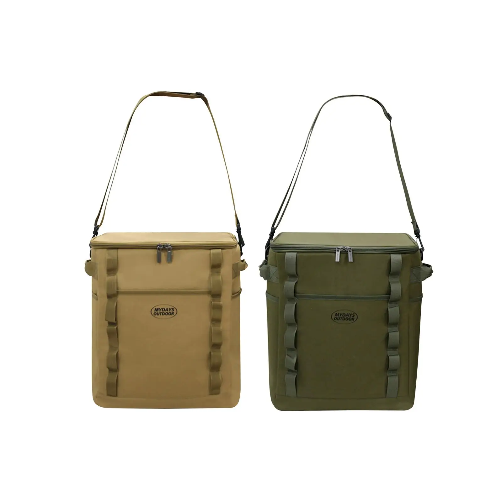 Camping Storage Bag Compact Basket with Handle Waterproof Storage Picnic Bag Cooler Bag for BBQ Camping Beach Hiking Women Men
