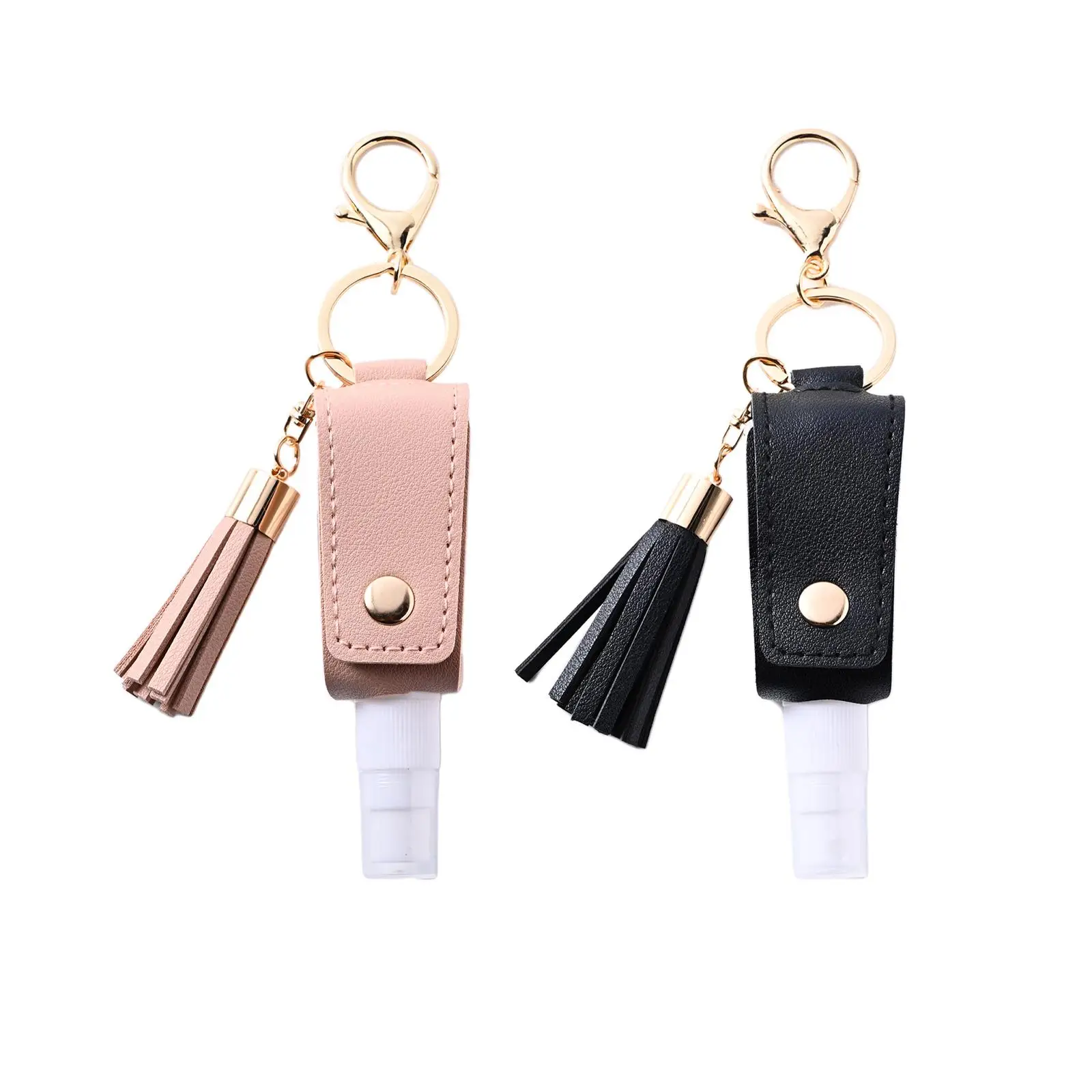 30ml Hand Washing Holder Keychain Refillable Spray Bottle Travel Size Containers Empty Bottle for Conditioner Liquid Shampoo