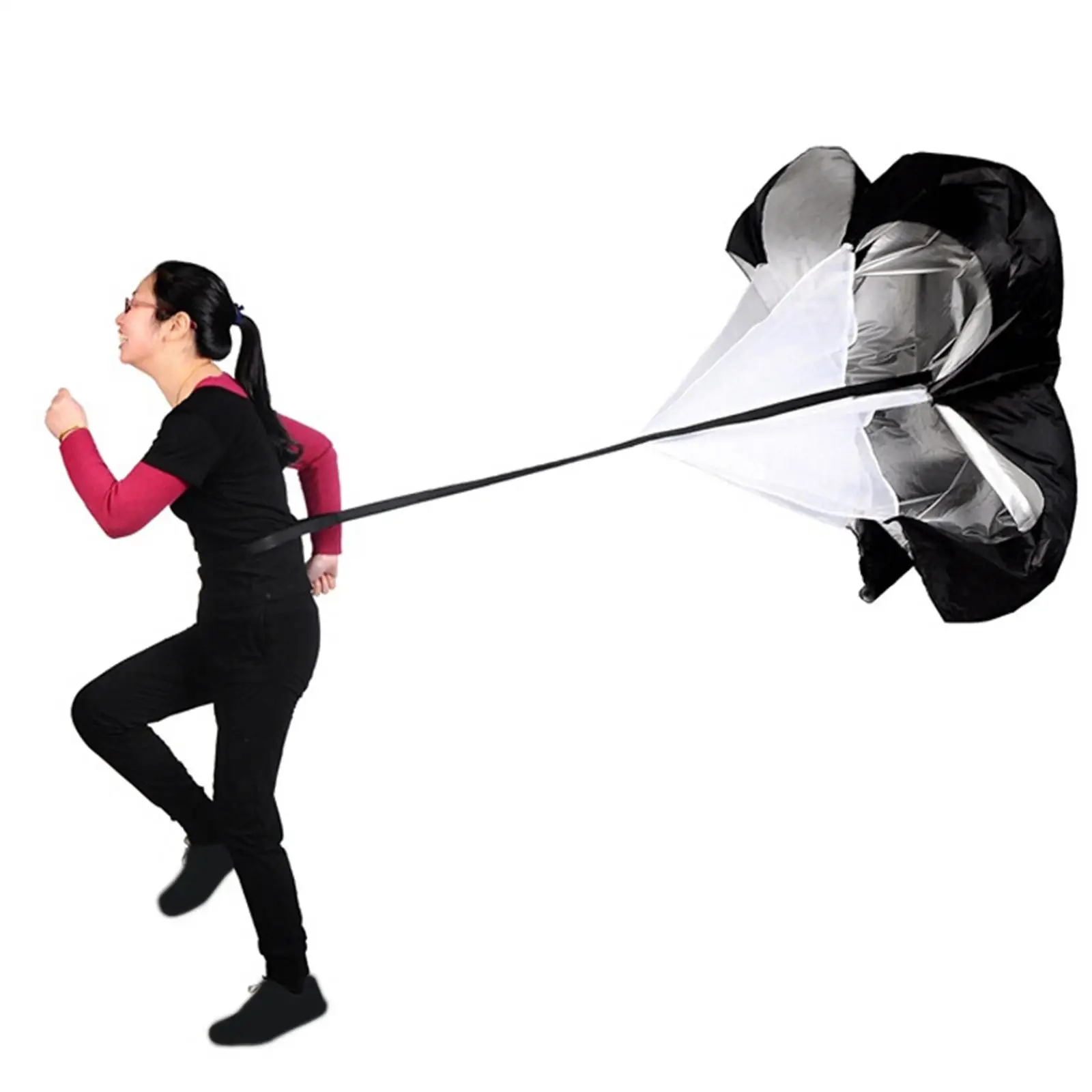 Resistance Parachute Drag Parachute for Power Exercise Runner Accelerate