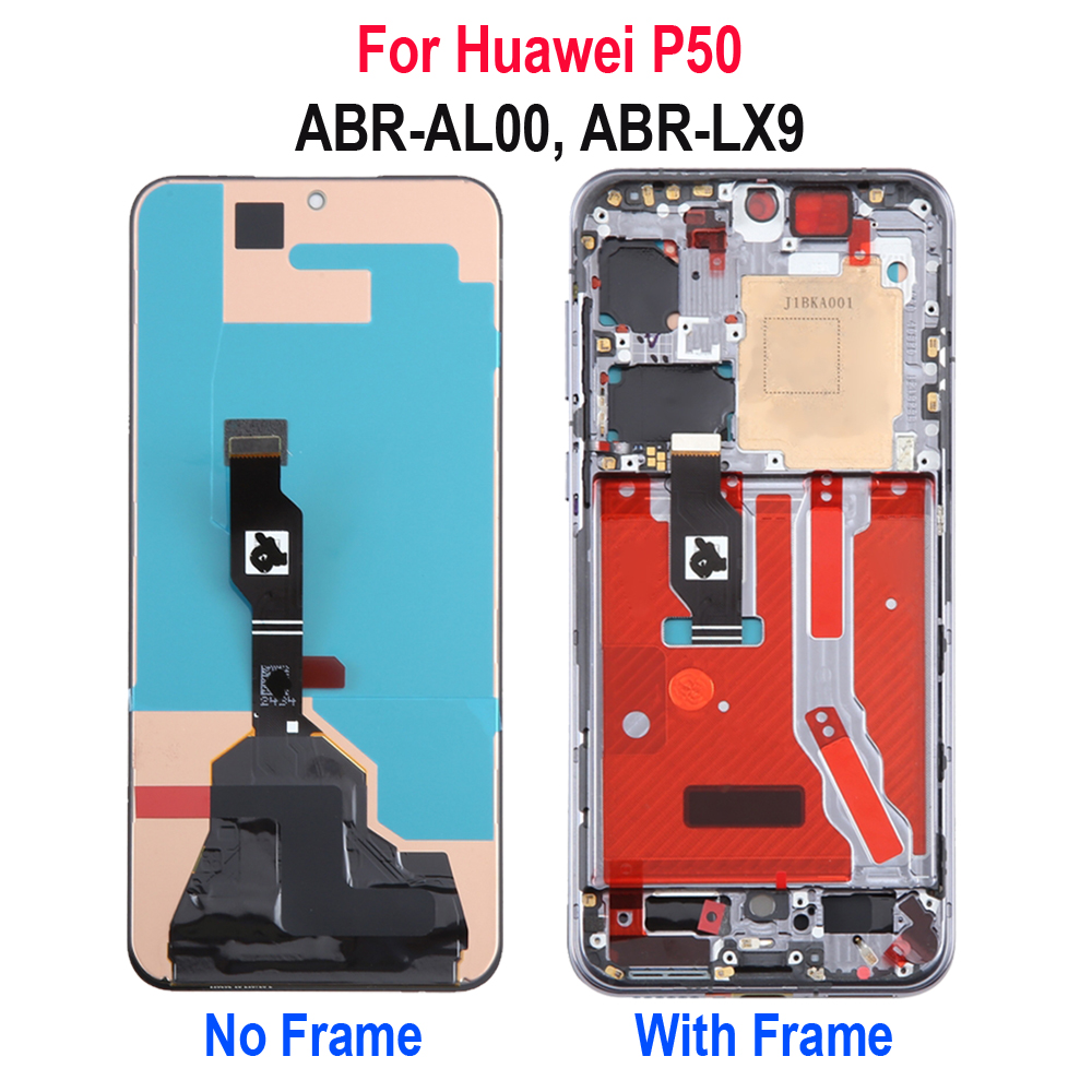 Для Huawei P50 Pro JAD-AL50 JAD-LX9 JAD-AL00 LCD дисплей P50 ABR-AL00 LCD  сенсорный экран дигитайзер в сборе | AliExpress