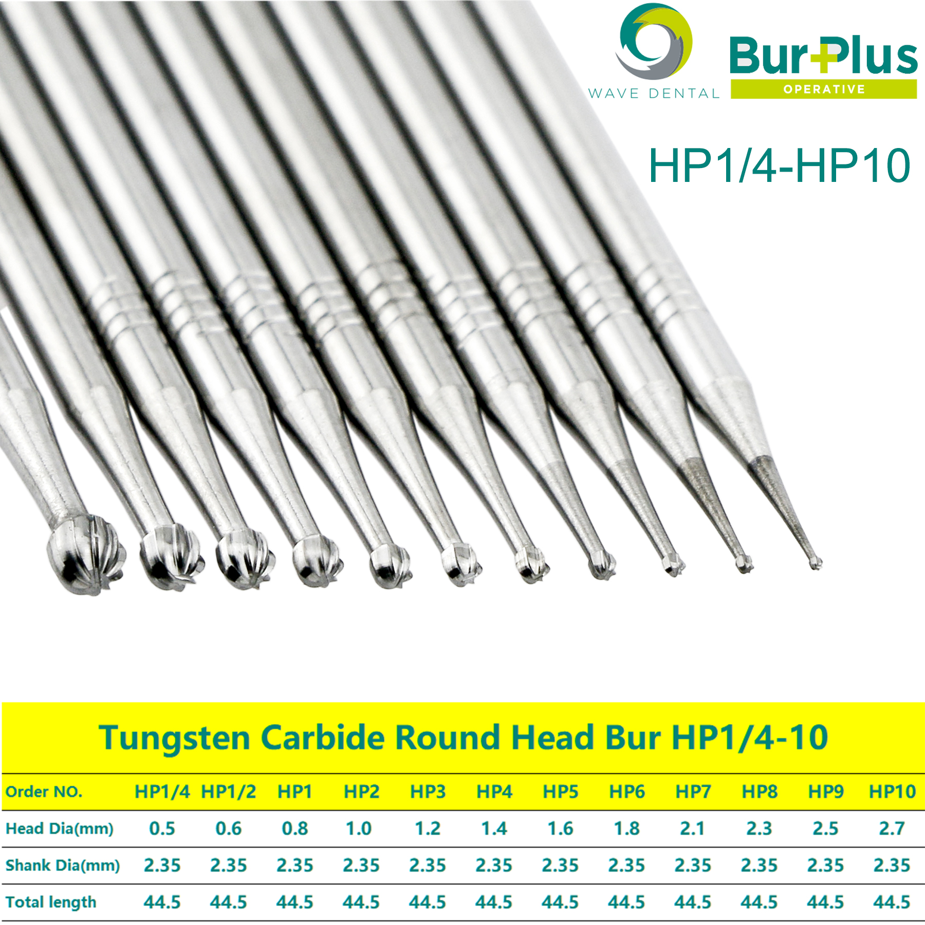 Best of WAVE Dental Burs Round Tungsten Carbide Bur Dental Drill Bits For Straight Nose Cone Handpiece HP 0.5 To 2.7mm 5Pcs / Pack Reviews & Tips