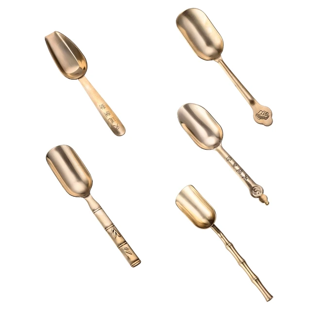 Gold Ice Cream Spoons - True Scoops