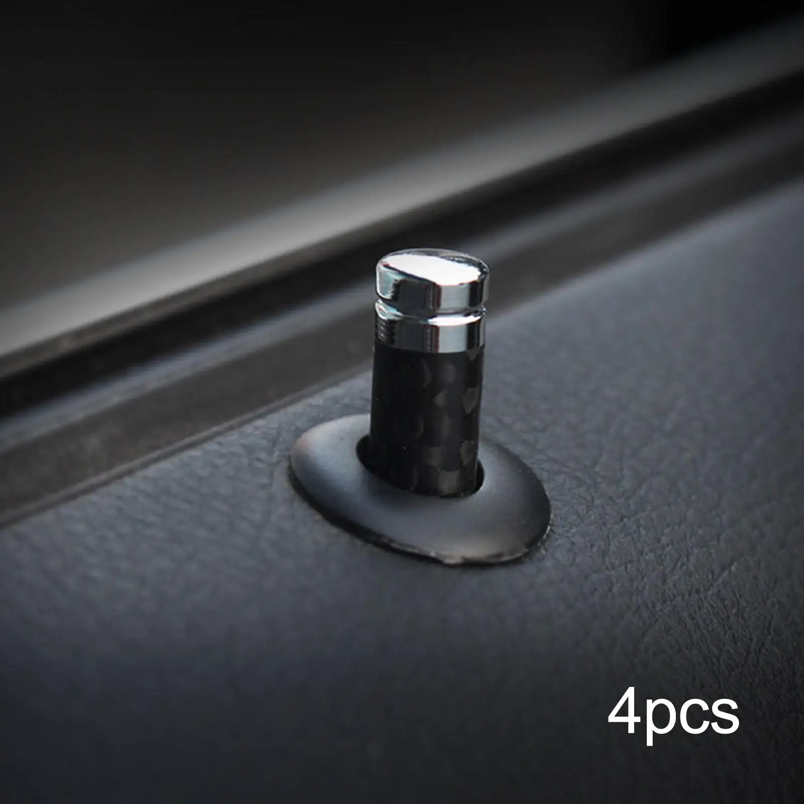 4 Pieces Car Door Lock Knobs Door Pull Pins Decor for Truck SUV Sturdy