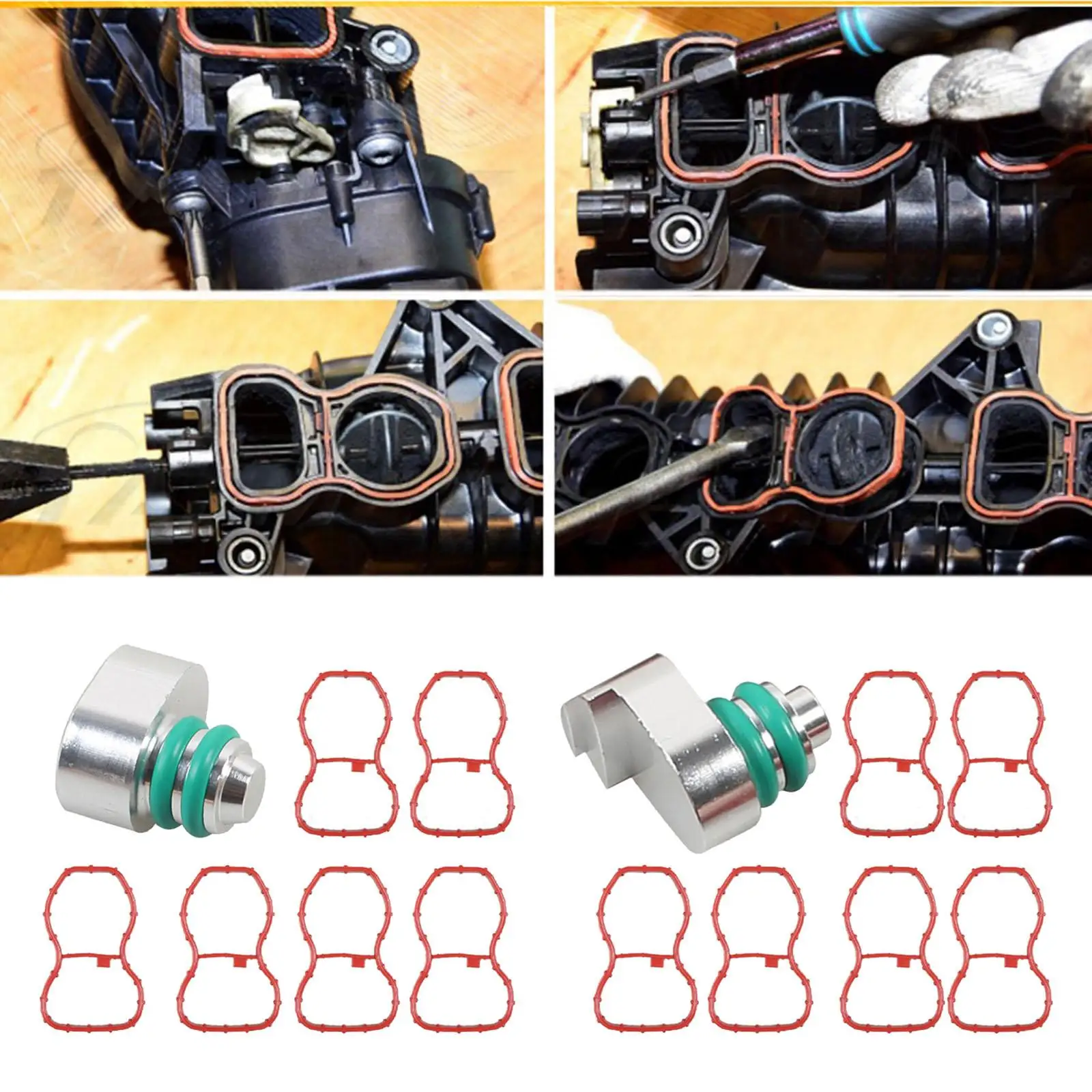 Swirl Flap Plug Kit Engine Parts 714123100 11618511363 11618575534 Fit for BMW