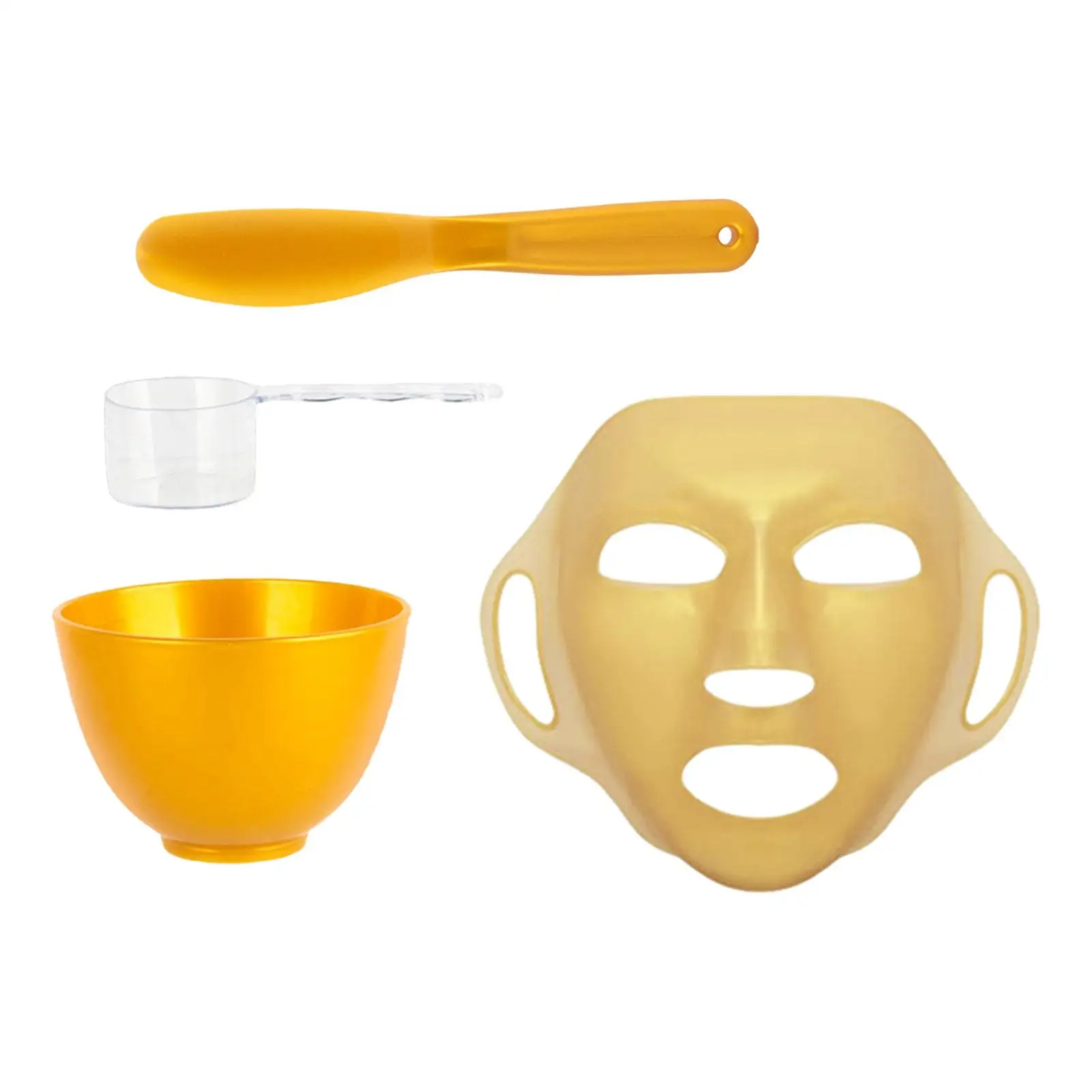 Silicone Facial Mask DIY Facial Mask Mixing Tool Kit Mixing Bowl 4 Pieces Mixing