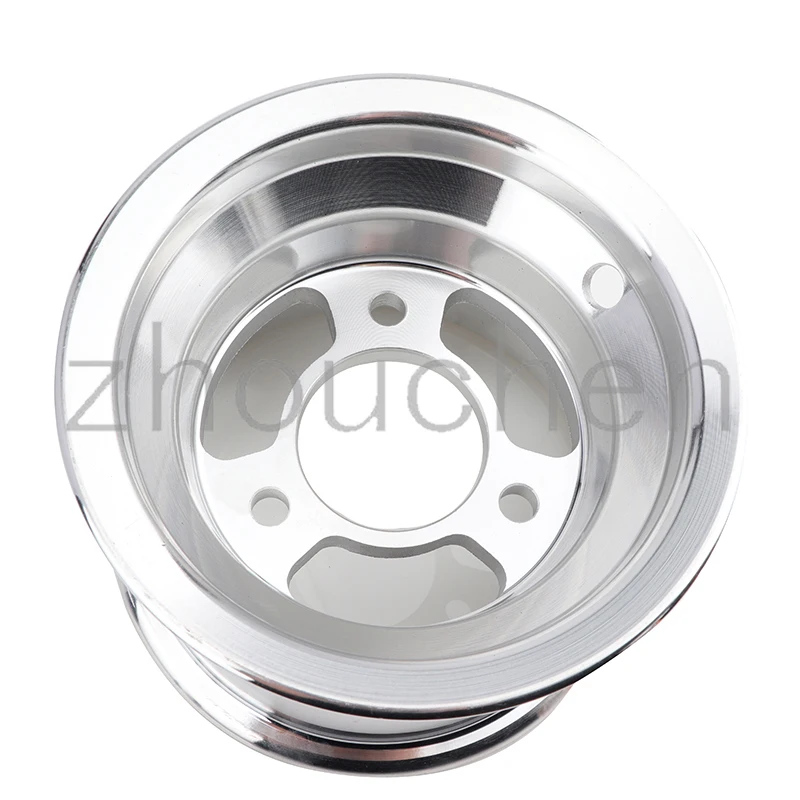 Buje de aluminio para montaje de tres orificios