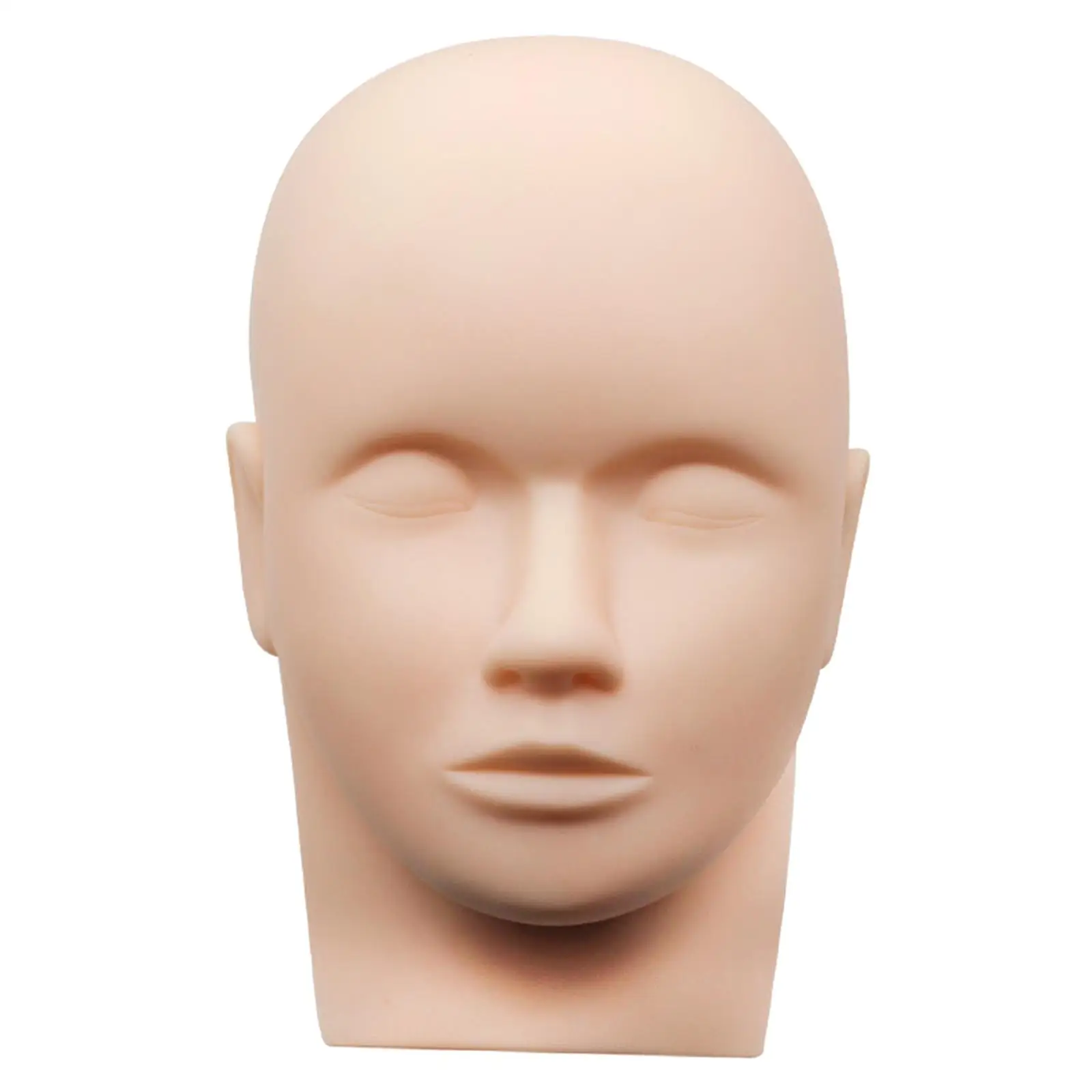 Eyelash Silicone Head Mold Practice Head Lash Extension Supplies Soft Touch Mannequin Training Practice Make up