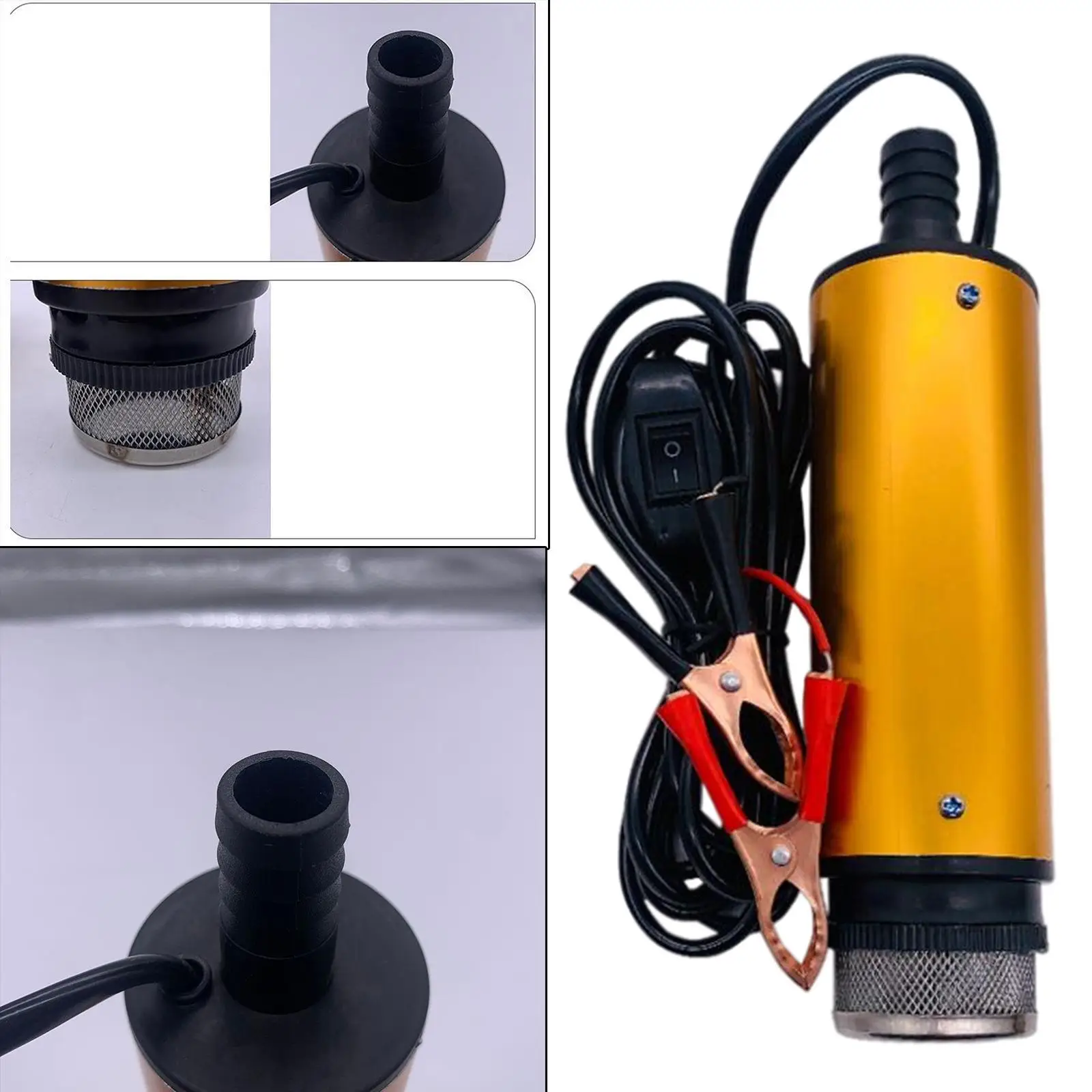 Electric Fuel Transfer Pump Water Oil Transfer Refueling Submersible Pump for Water Pump