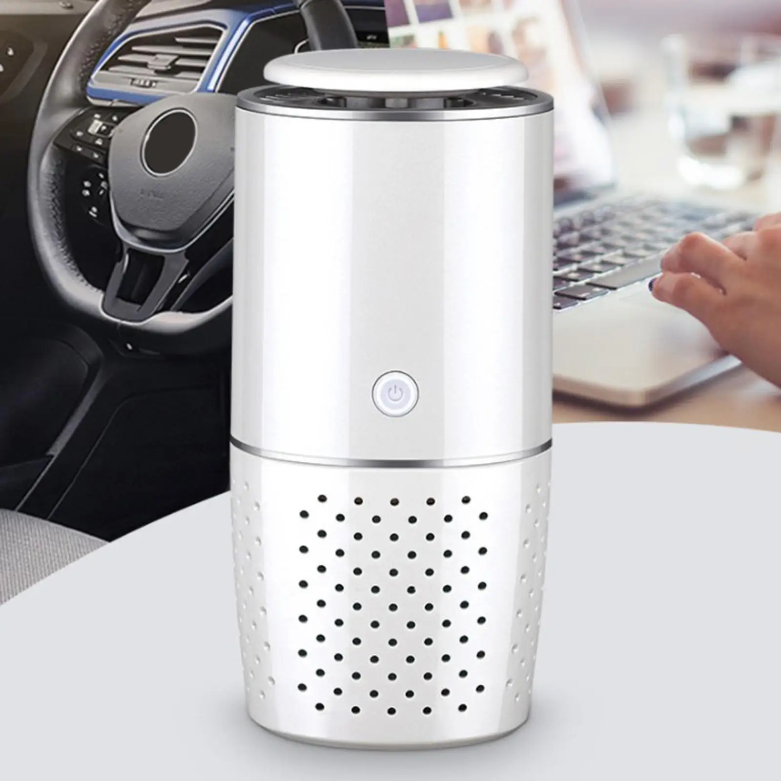 Car  Filter, Portable USB Charger  for Car, Office, Bedroom, Effectively to Remove Dust, Smoke Smell, Pet and Food Odors