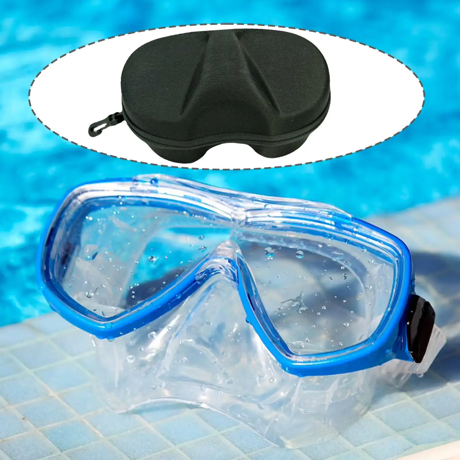 Sports Glasses Case Diving Glasses Case Storage Holder Protective Box Portable
