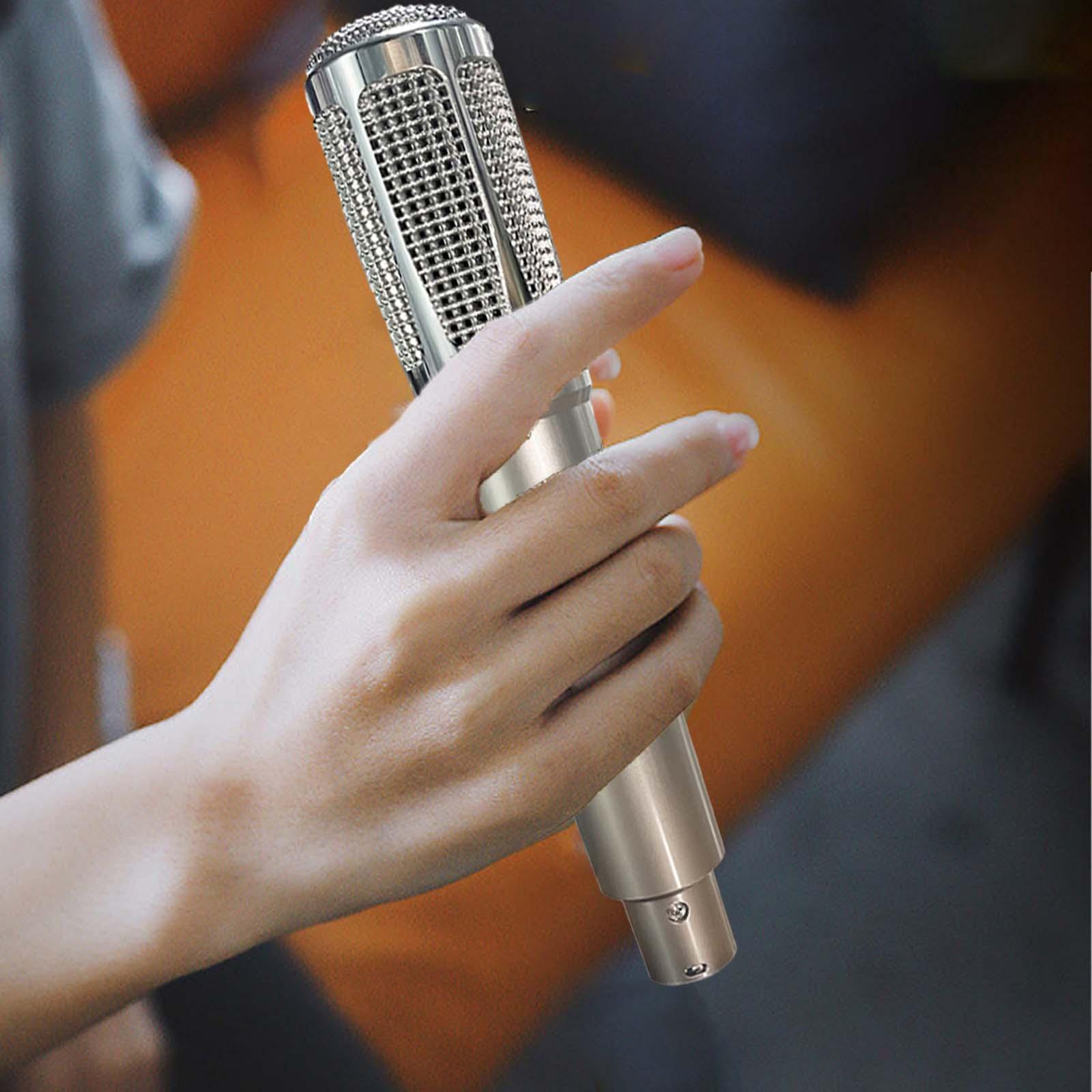 Wired Microphone Plug and Play with 5M Cable Handheld Mic Dynamic Mic for Stage Performances Mixer Meeting Party Singing Speaker