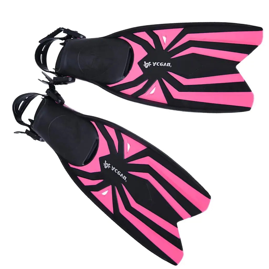 Lightweight Scuba Diving  TPE Flippers for Freediving Spearfishing Snorkeling  Traveling