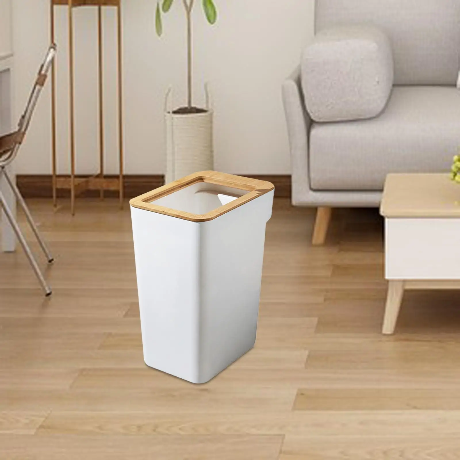 Small Trash Can Wastebasket Garbage Can Dustbin Bucket Rubbish Can Trash Bin for Bedroom Toilet Office Bathroom Living Room