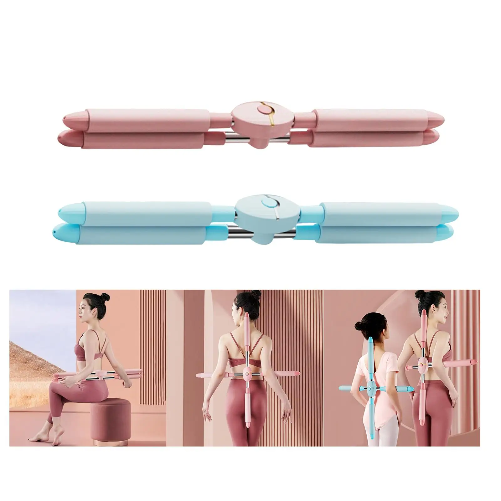 Yoga Stick Pole Posture Corrector for Fitness Standing Training Gym
