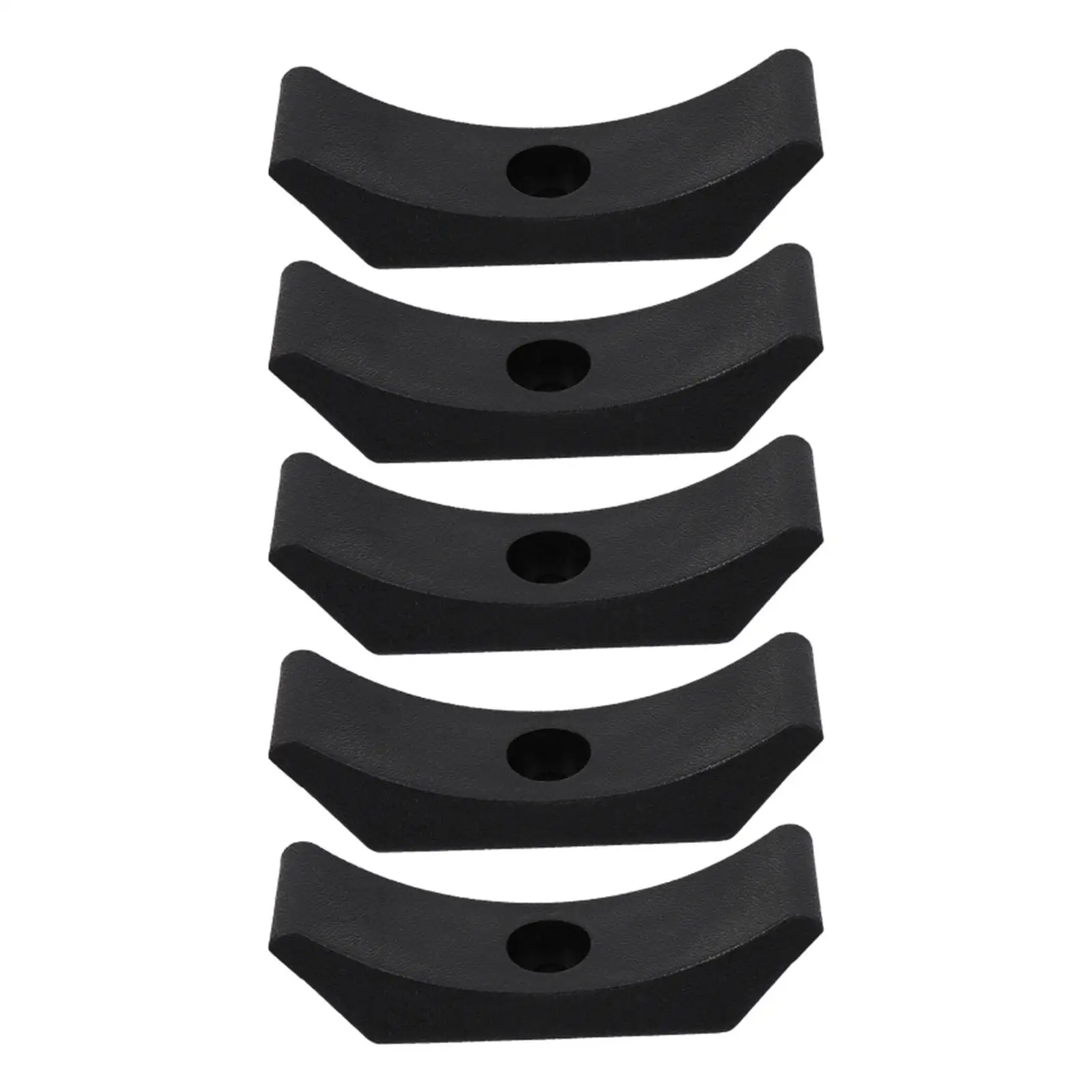 5 Pieces Dumbbell Saddles Dumbbell Holder Black for Dumbbell Rack