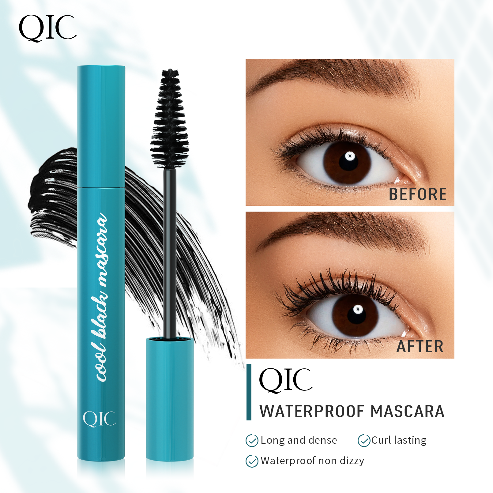 Best of 3D Mascara Waterproof Long Lasting Lash Cool Black Eyelashes Silk Fiber Lengthening Mascara Liquid Extension Full Volume Makeup Reviews & Tips