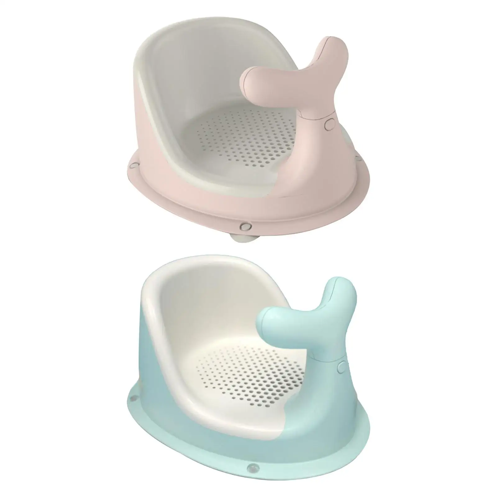 Infant Shower Chair Floor Seat Sit easy Storage Newborn Bath Seat for Bathroom