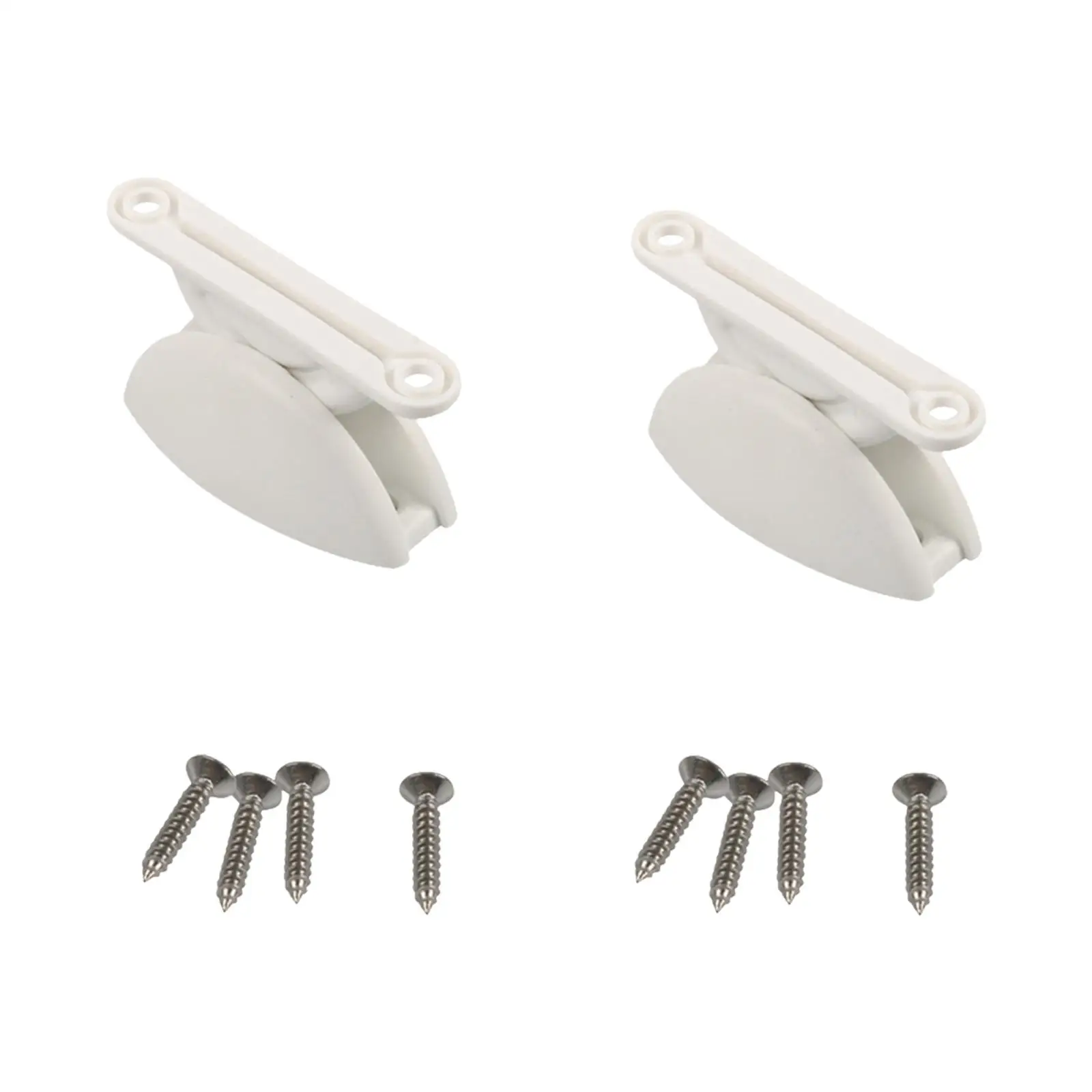 2x RV Door Retainer Kit Nylon Semicircle Shape for Motorhome RV Trailer