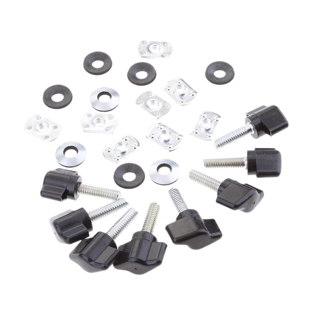 8 Sets Hardtop Quick Removal Change Kit Thumb Screw For  YJ TJ