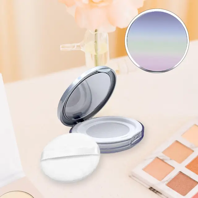 Refillable Makeup Powder Box, Container, Portable Makeup Powder