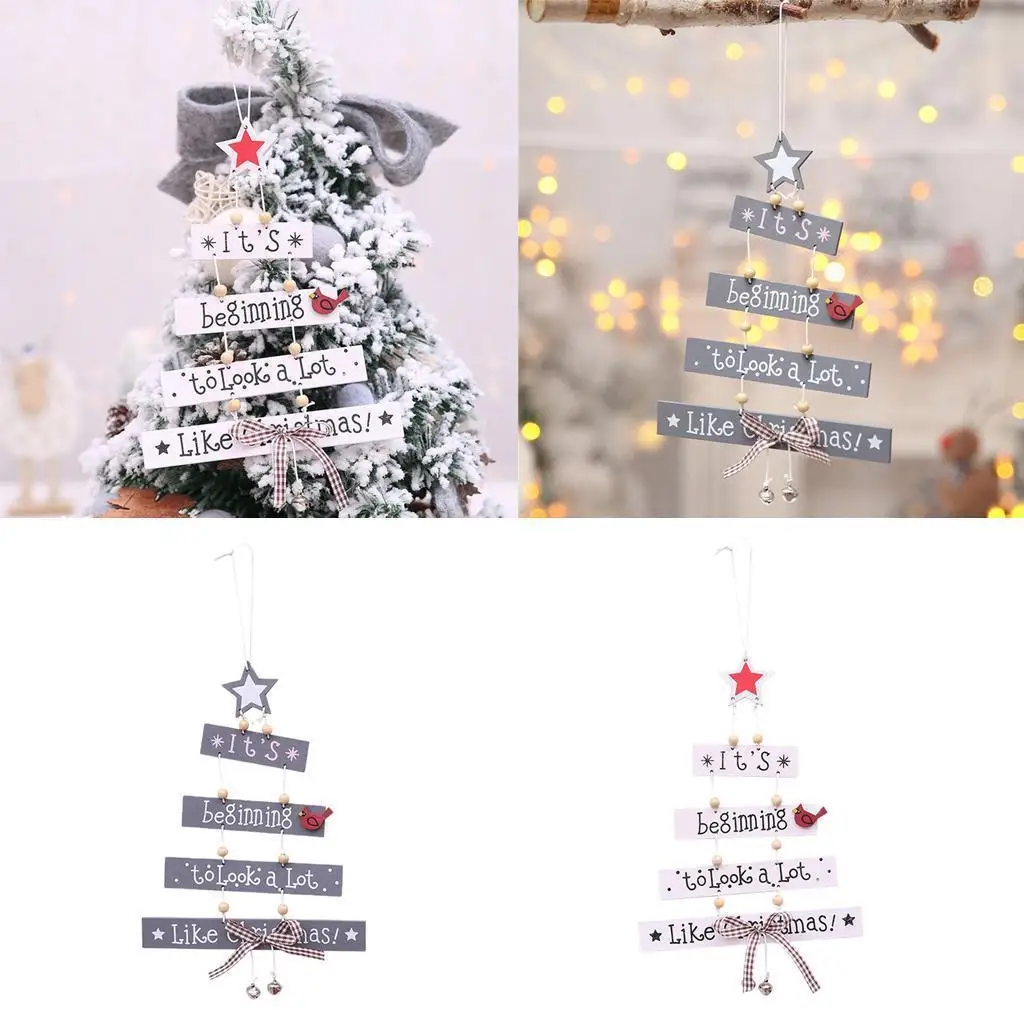 Christmas Decorations Tree-shaped Pendants Treetop Hanging Ornament