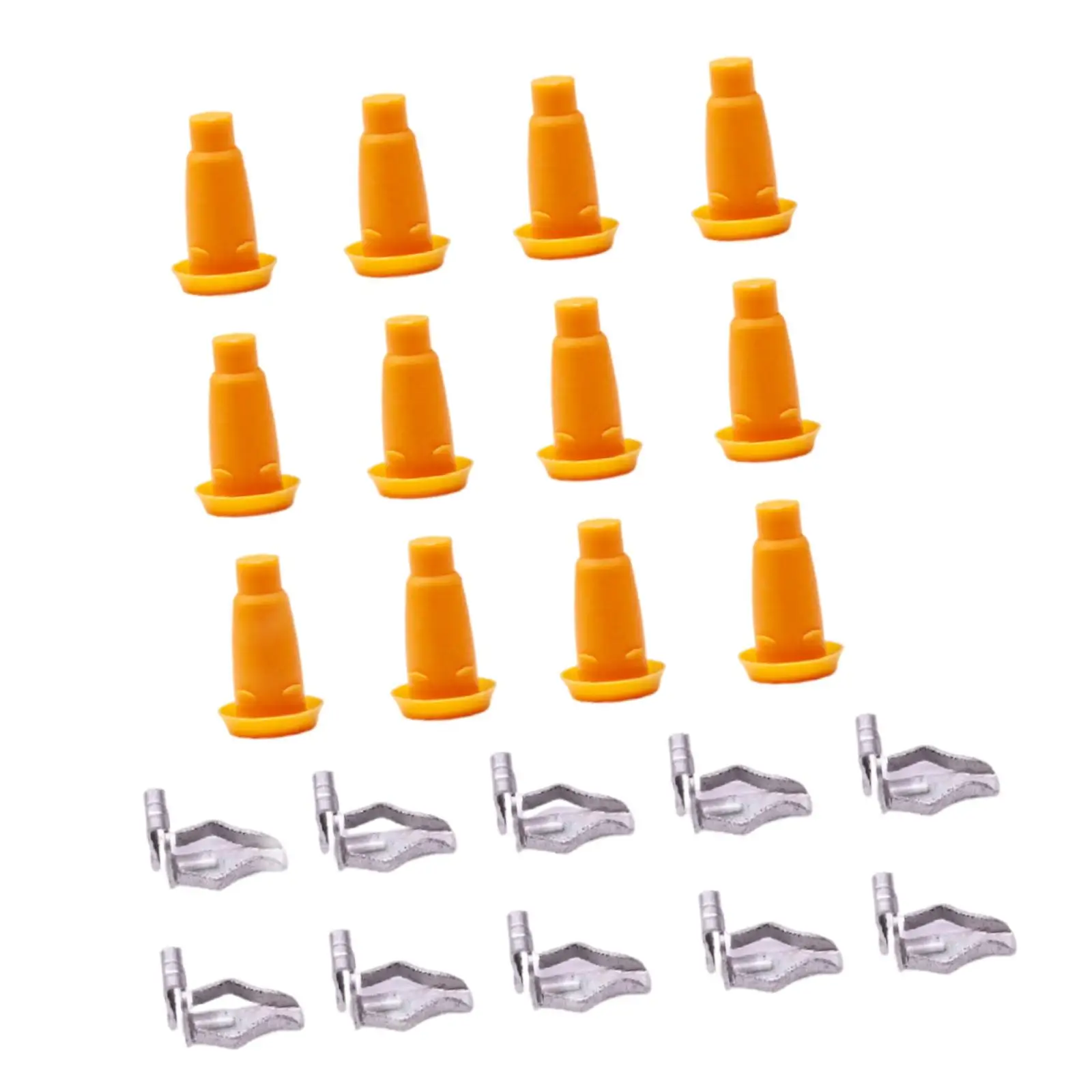 24Pcs Front Door Panel Clip Frame Plugs Clips Kit Repair Kit for Chevy Camaro Corvair Chevelle Fullsize Easy Installation