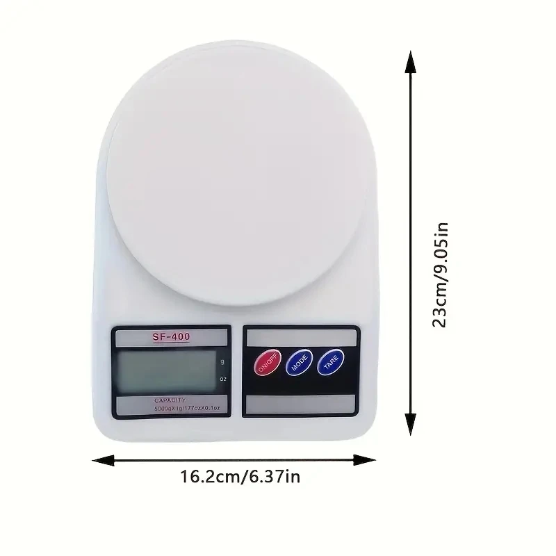 Title 5, 10kg LCD Display Digital Kitchen Scale 1g Porta...