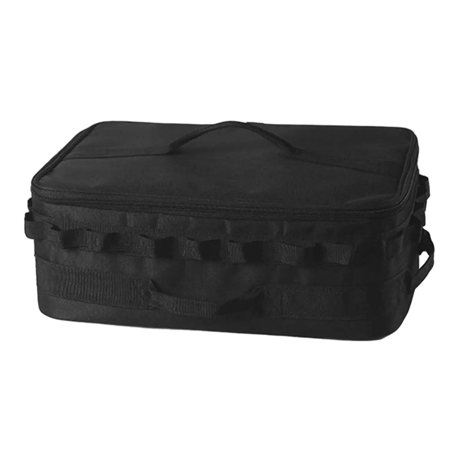 Gas Tank Storage Bag Handbag Large Capacity Organizer with Mesh Pocket Grill Carrying Bag for Hiking Party BBQ Travel Trip