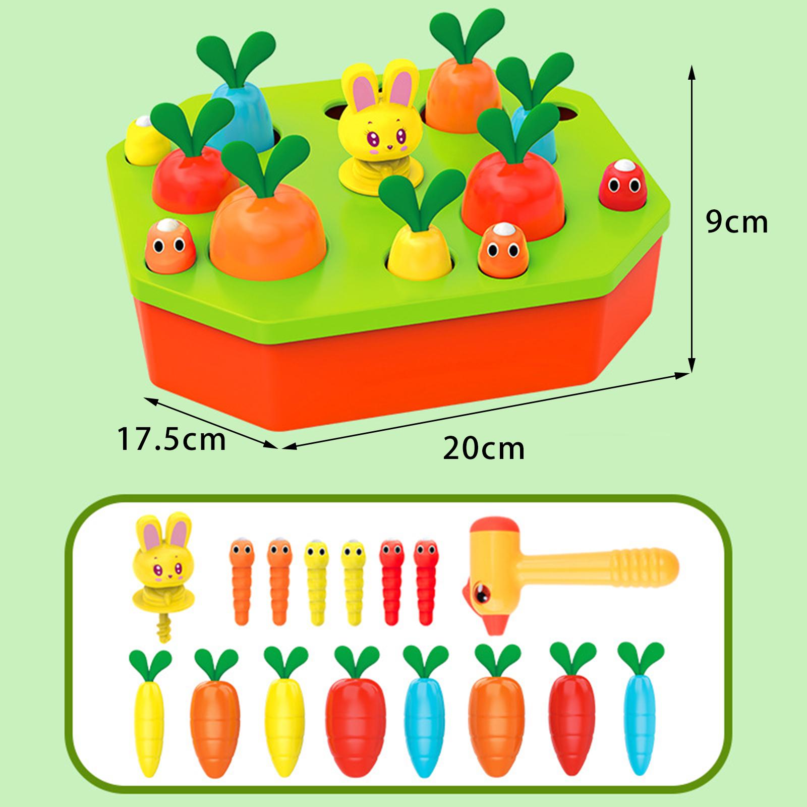 Ферма редиска потянув игрушка форма сортировки и соответствующие игры  мелкий мотор мастерство морковь урожая игра для детей раннего образования  игрушки | AliExpress