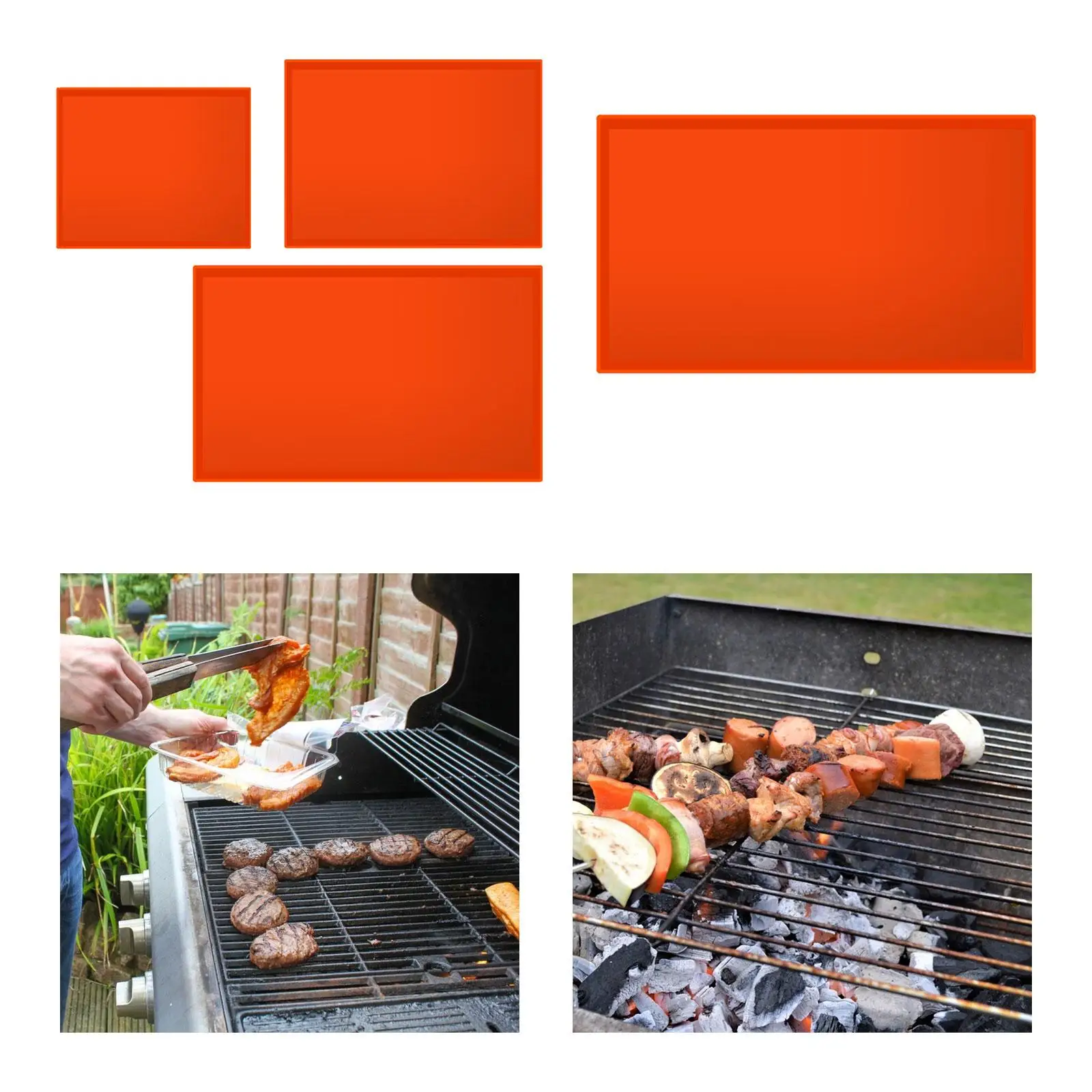 Silicone Griddle Mat Grill Mat Protective Mat Cover Nonstick Bakeware High