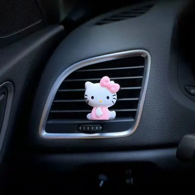 Hallo Kitty Auto Lufter frischer Luft auslass Clip Auto Duft Aroma therapie  niedliches Auto Universal Innendekoration Autozubehör