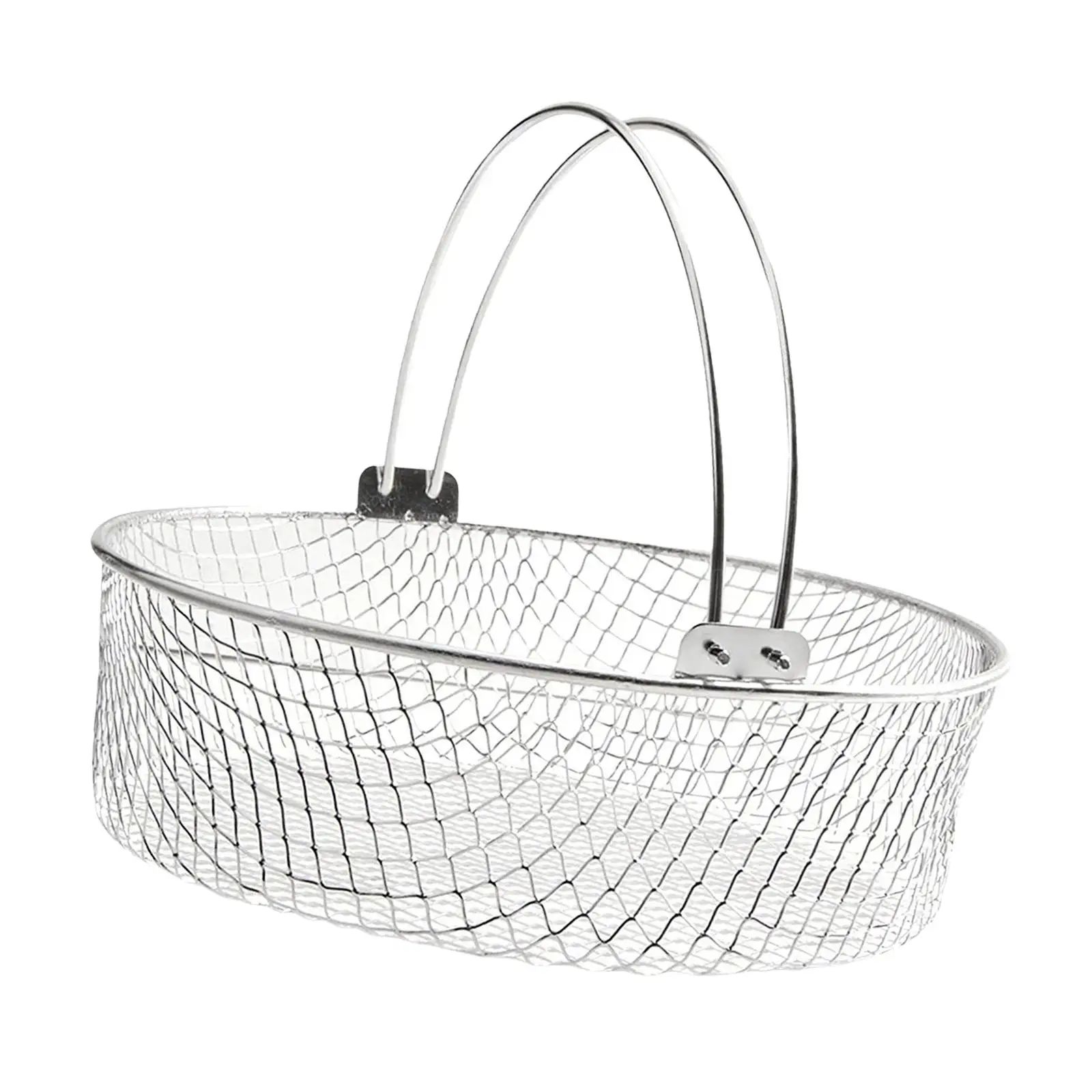  Basket W/ Handle Liners Strainer Colander Insert Accessories  Tools Deep Fry Mesh Basket for French Fries Meats Grilling