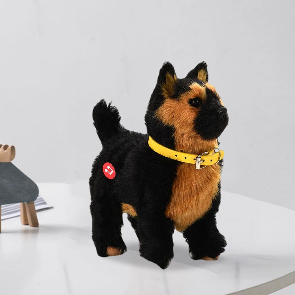 Electric Dog Toy Christmas Gifts Figures Tail Wagging Puppy Toy for Baby Kids Boys