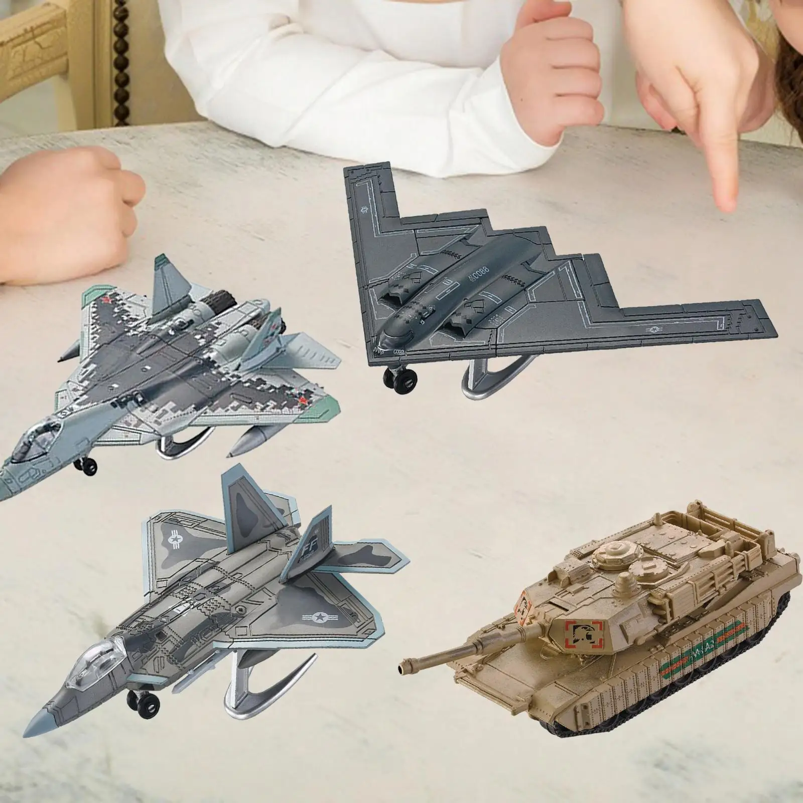 1/72 Fighter Model Brain Teaser DIY Assemble Collectible Miniature Airplane Building Kits for Boy Girls Adults Birthday Gift