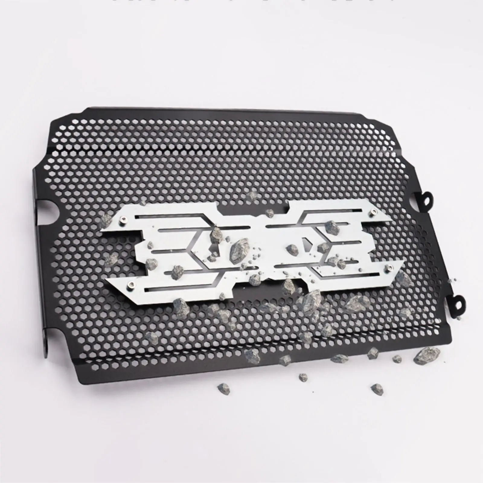 Motorcycle Radiator Grille Guard Aluminum Alloy Black for Yamaha Yzf R7