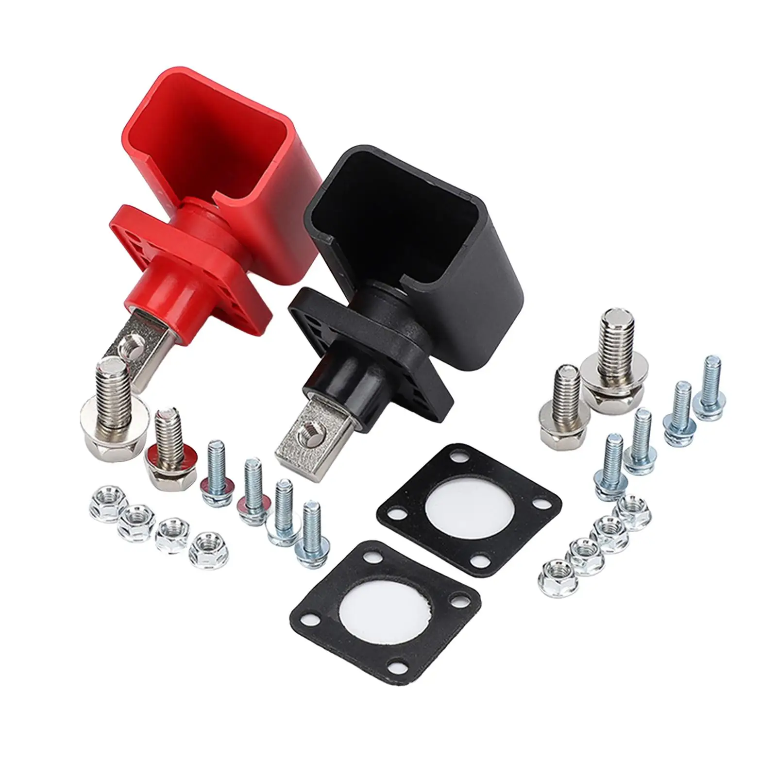 2 Pieces Battery Terminal Connector Compatible Protector Easily Install Quick Disconnect High Current for Truck Boat ATV Car
