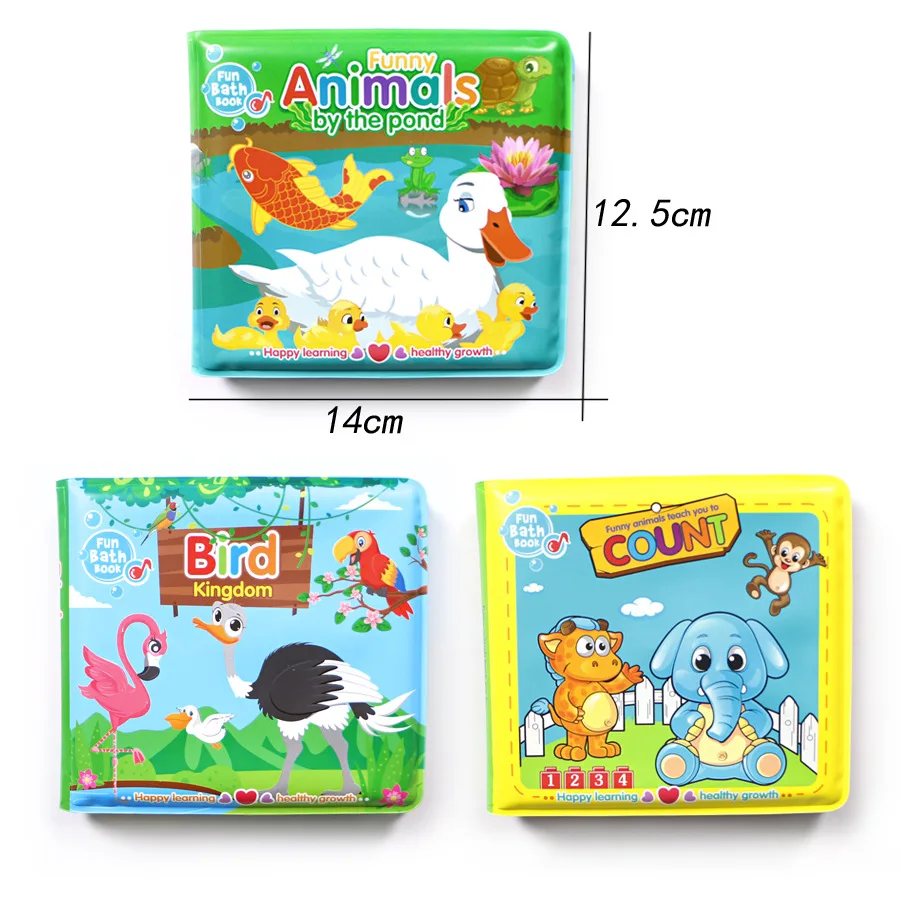 toys for toddler with new baby	 EVA Cartoon Baby Bath Books Early Educational Bathroom Toys Activity Waterproof Pages Baby Puzzle Book for Toddler audio books for babies