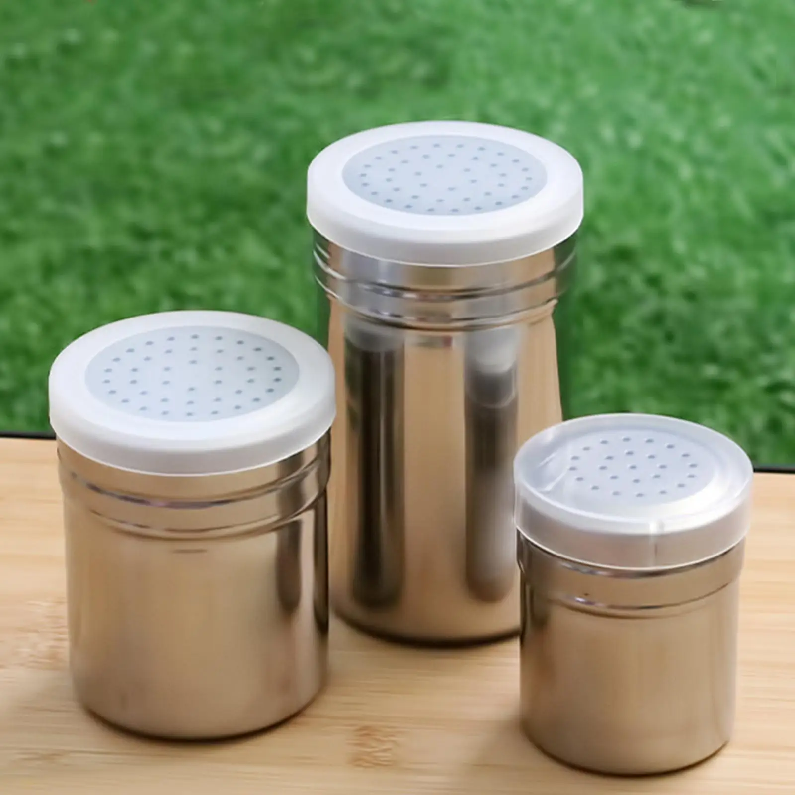 Empty Spice Jar Bottle Airtight Lid Tableware Salt Case Organizer Sugar Condiment Pots for Herbs Traveling Kitchen Picnic Baking