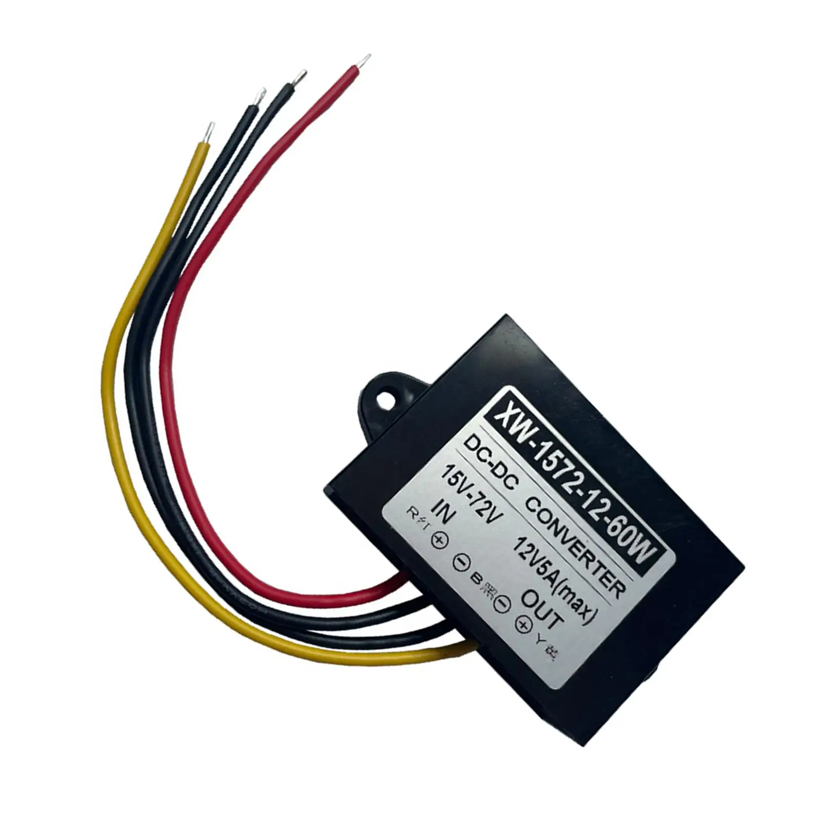 DC15-72V to DC12V 1A 60W Buck Converter Power DC IP67 Buck Converter for Scooters Bicycles Golf Cart Golf Cart